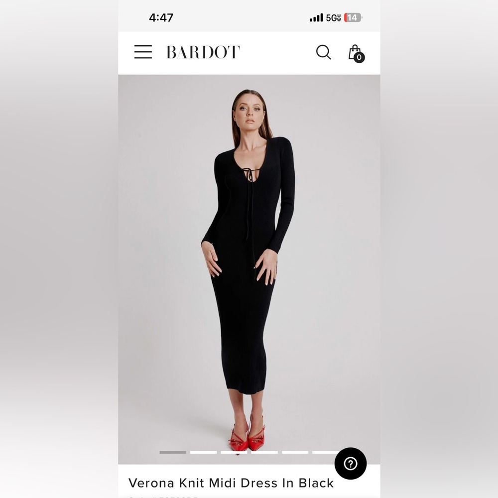 Bardot Dress Never worn